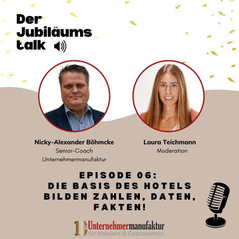 Jubiläumstalk mit Nicky Böhmcke - Die Basis des Hotels bilden Zahlen, Daten, Fakten!